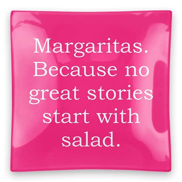 Hot Pink Margarita Trinket Tray