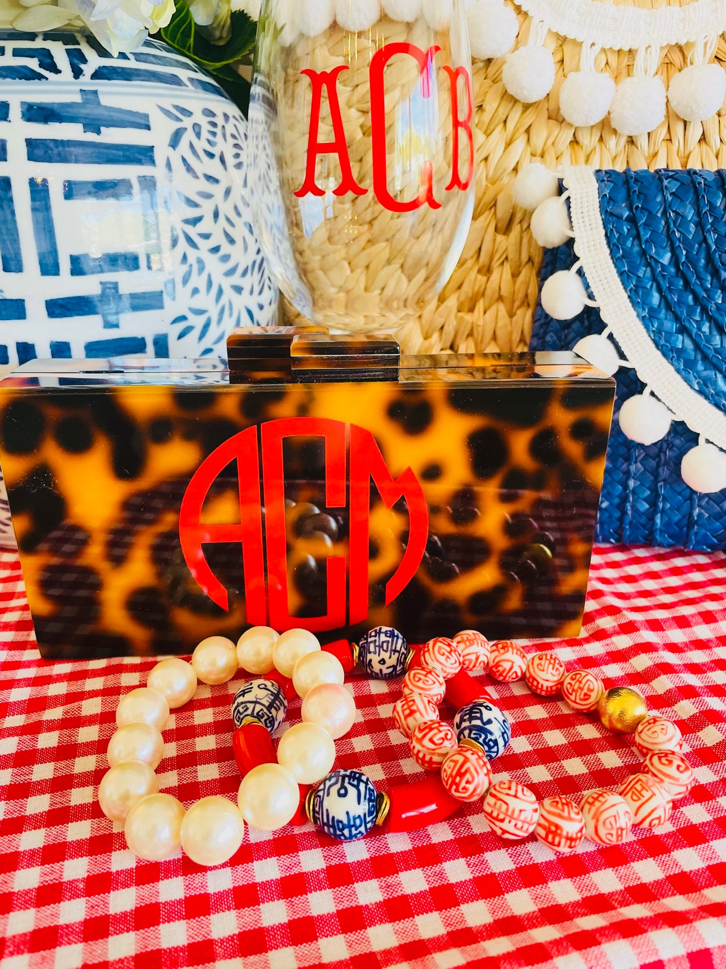 Red Chinoiserie Classic Bracelet