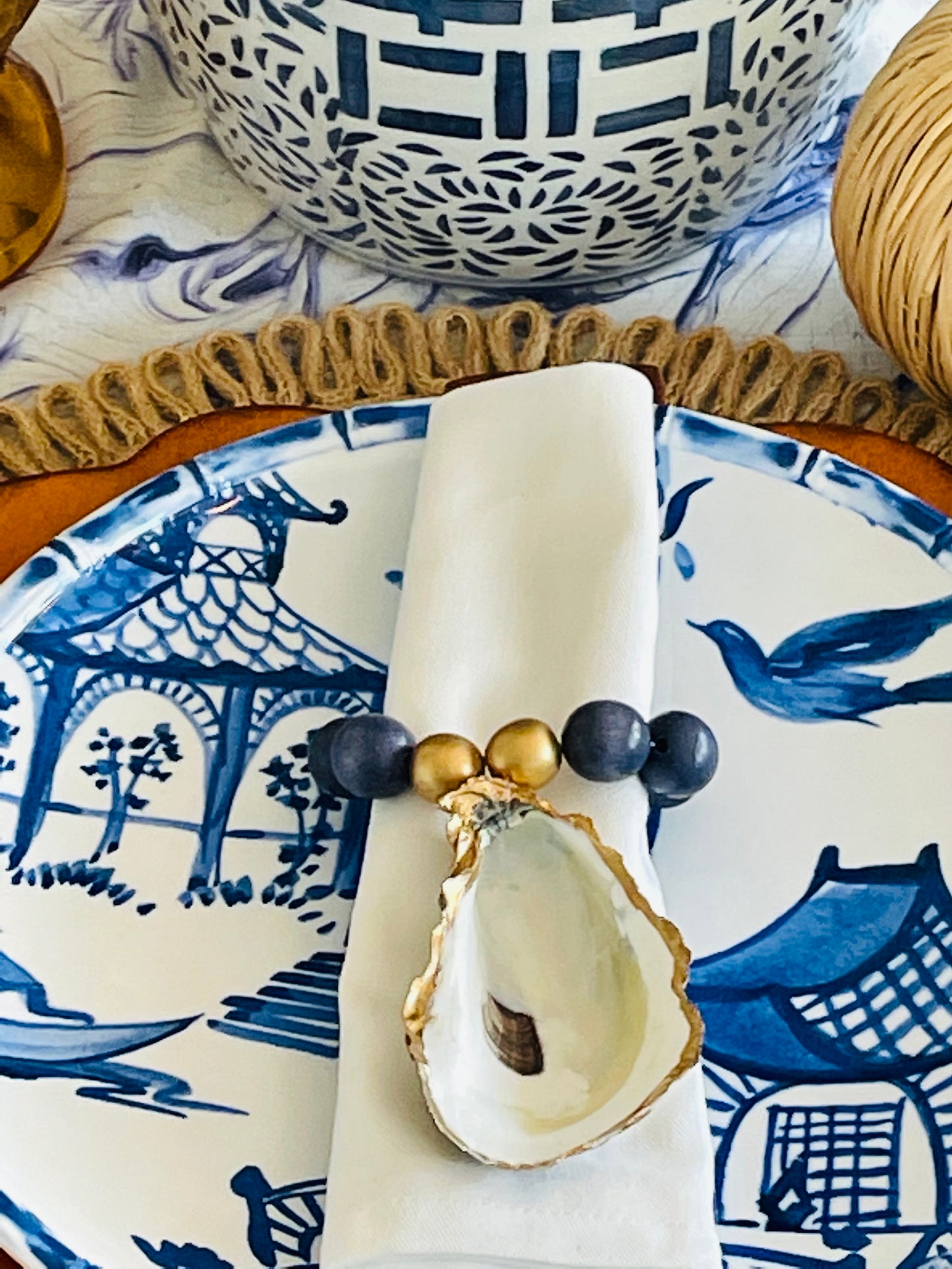 Oyster Shell Napkin Ring