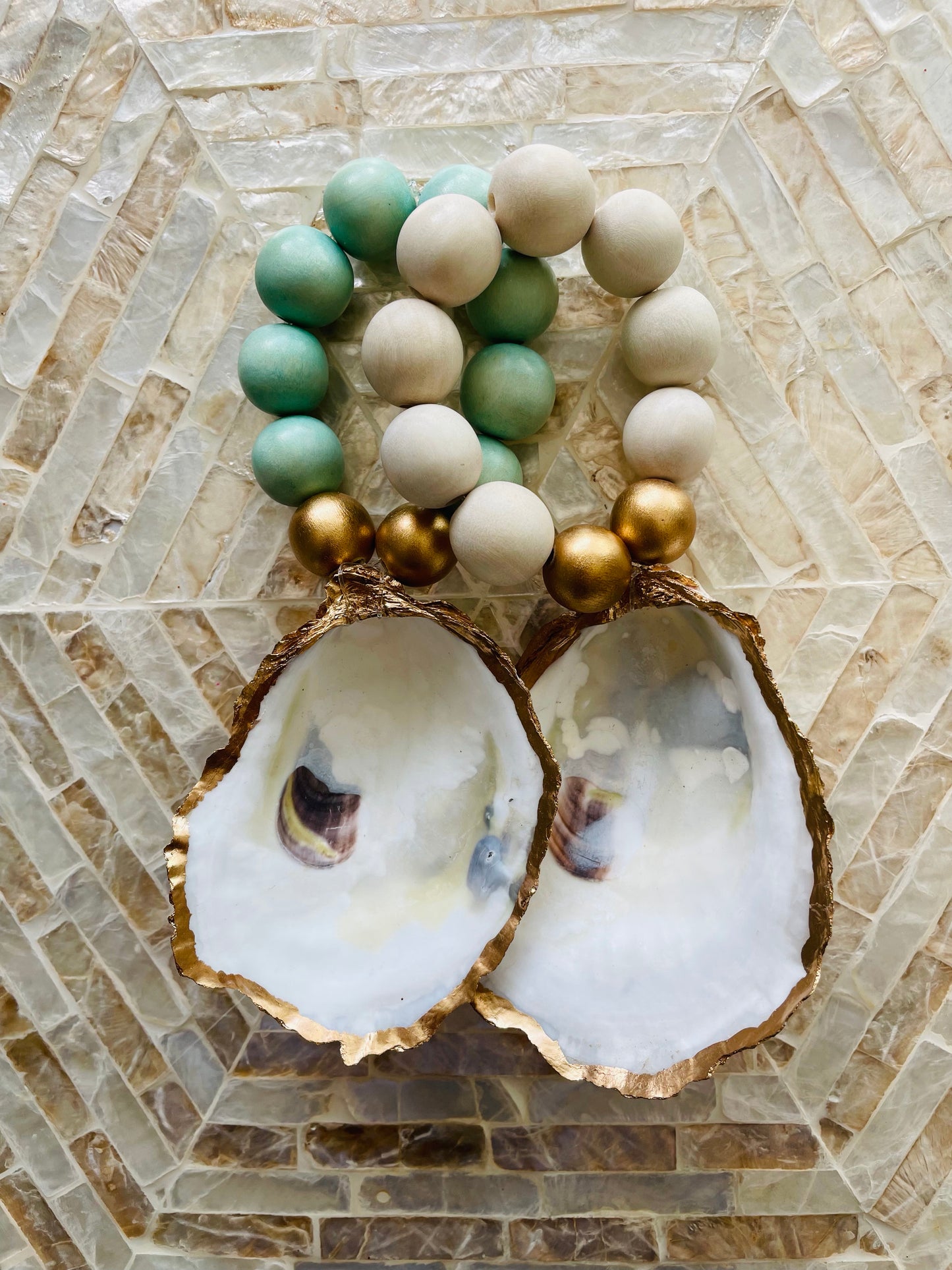 Oyster Shell Napkin Ring