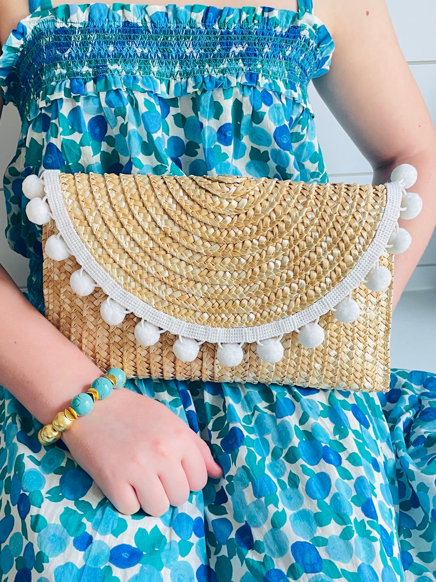 Wilton Straw Clutch