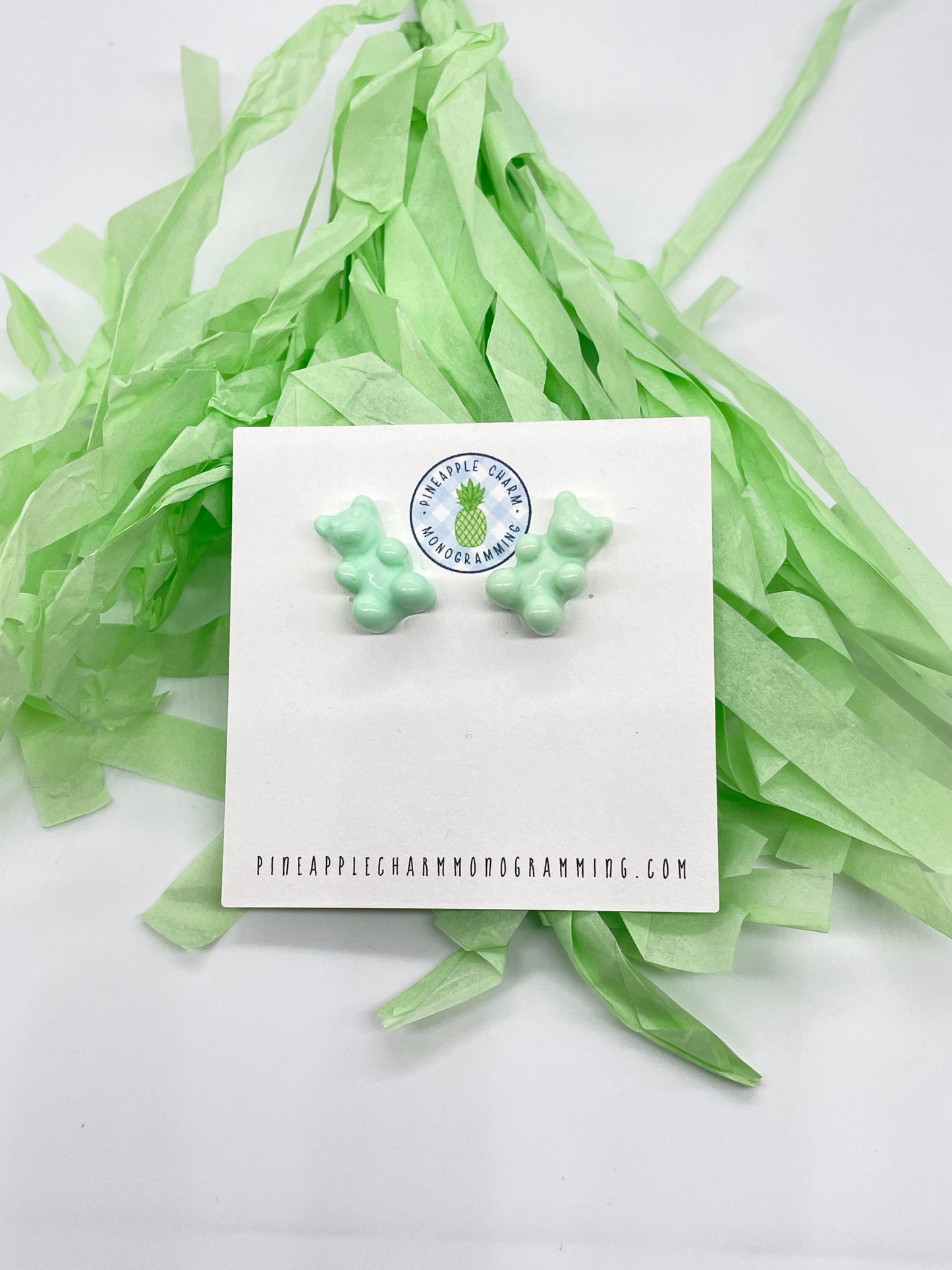 Pastel Gummy Bear Earrings