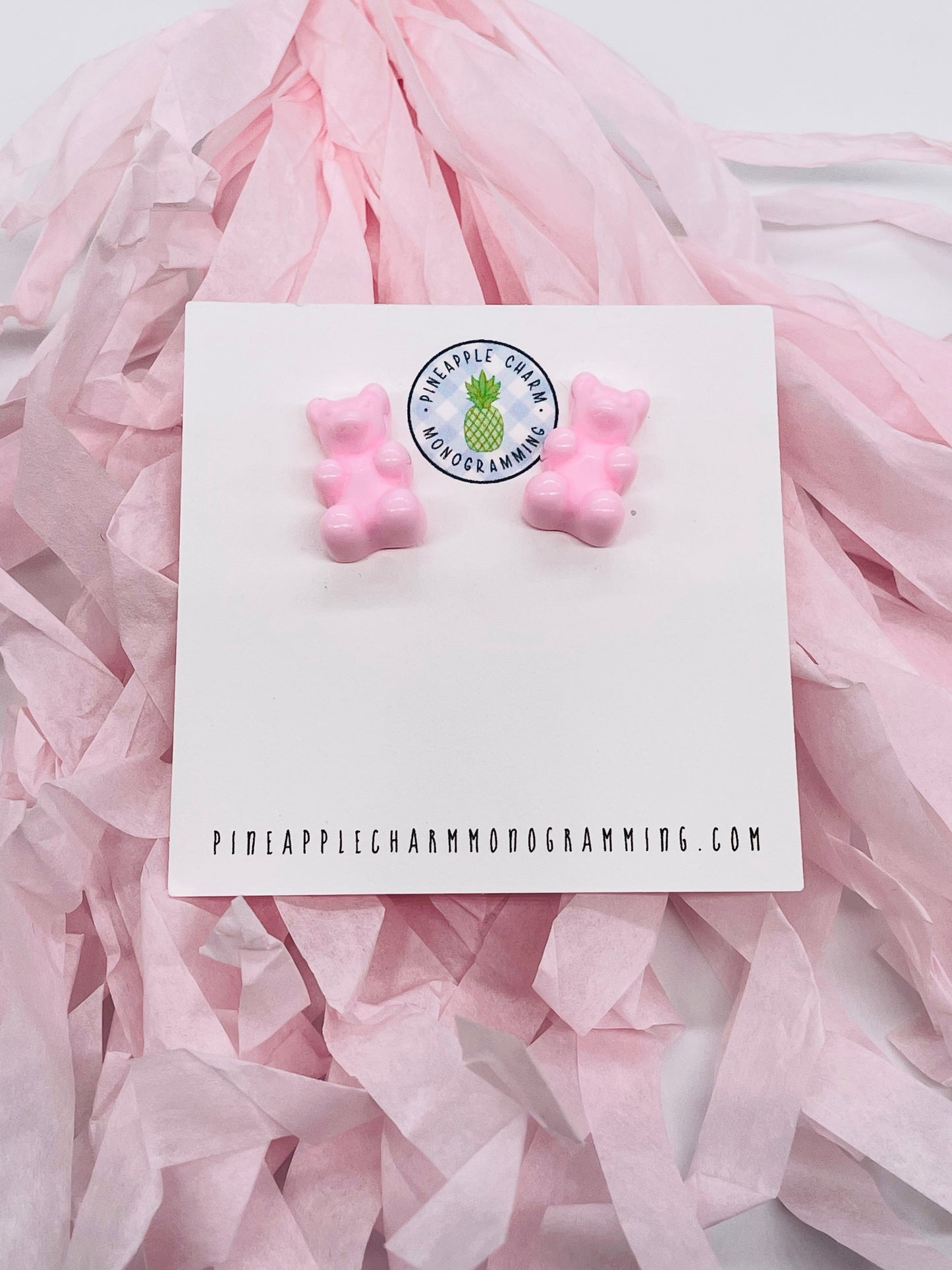 Pastel Gummy Bear Earrings