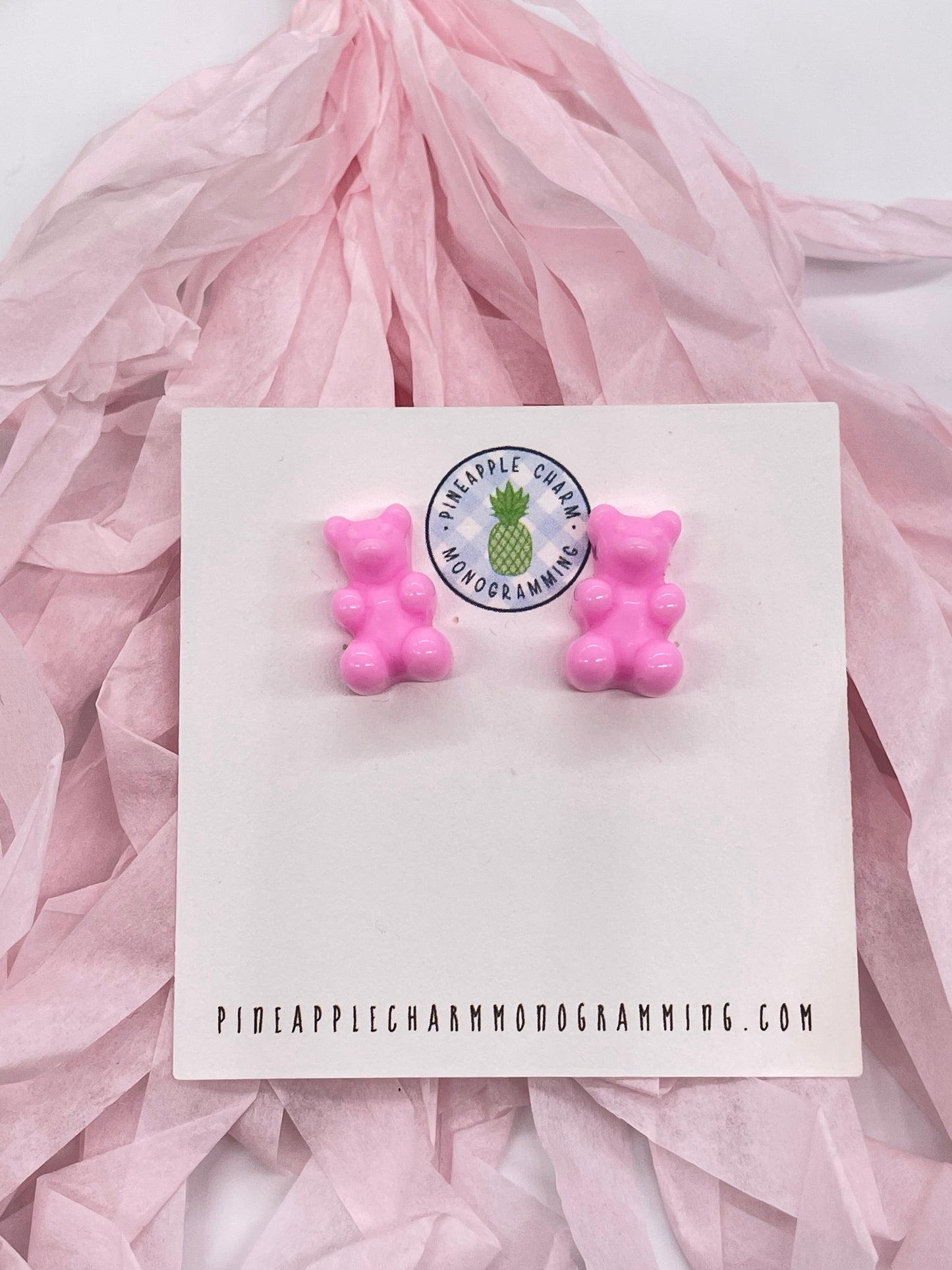 Pastel Gummy Bear Earrings