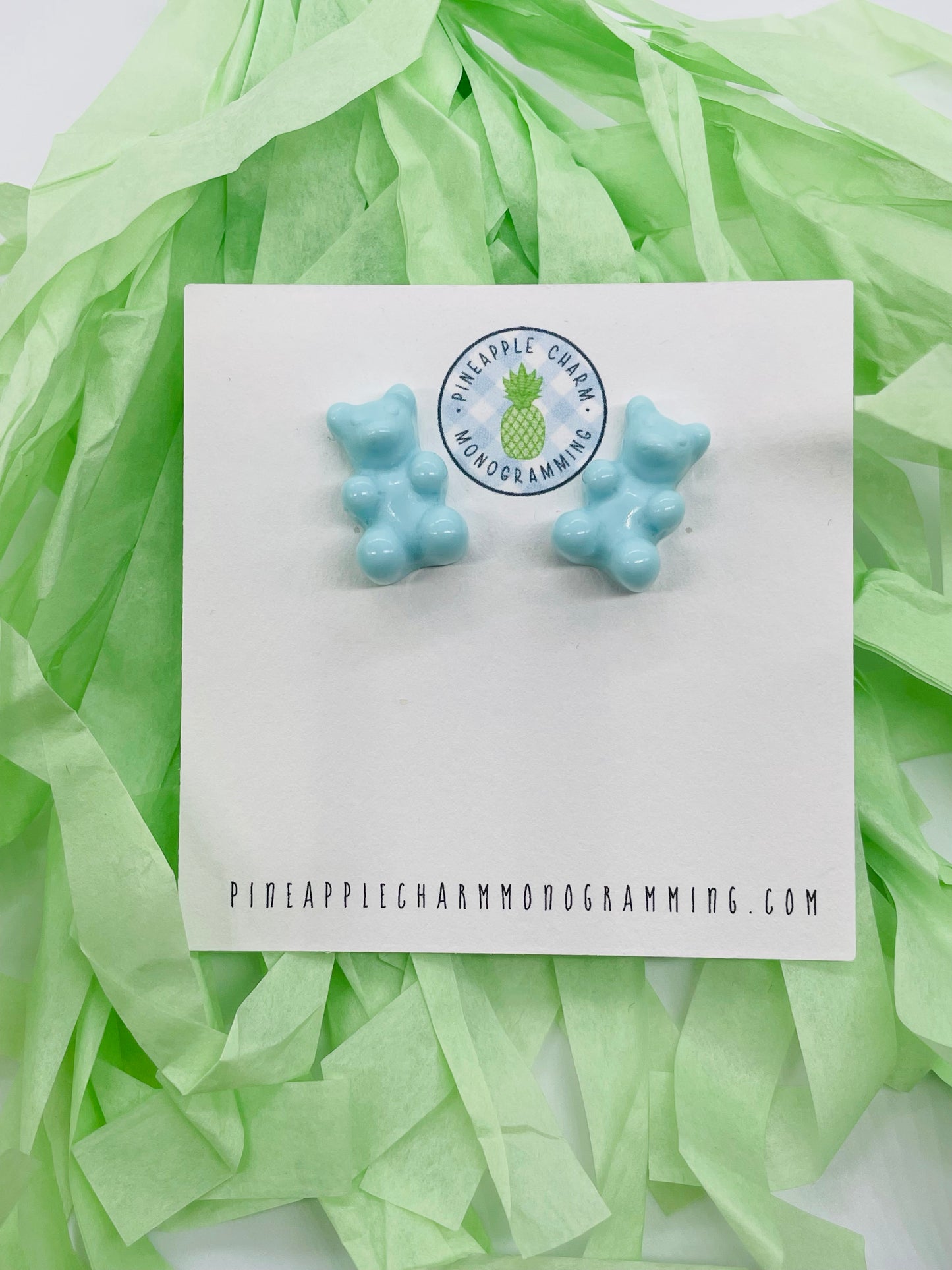 Pastel Gummy Bear Earrings