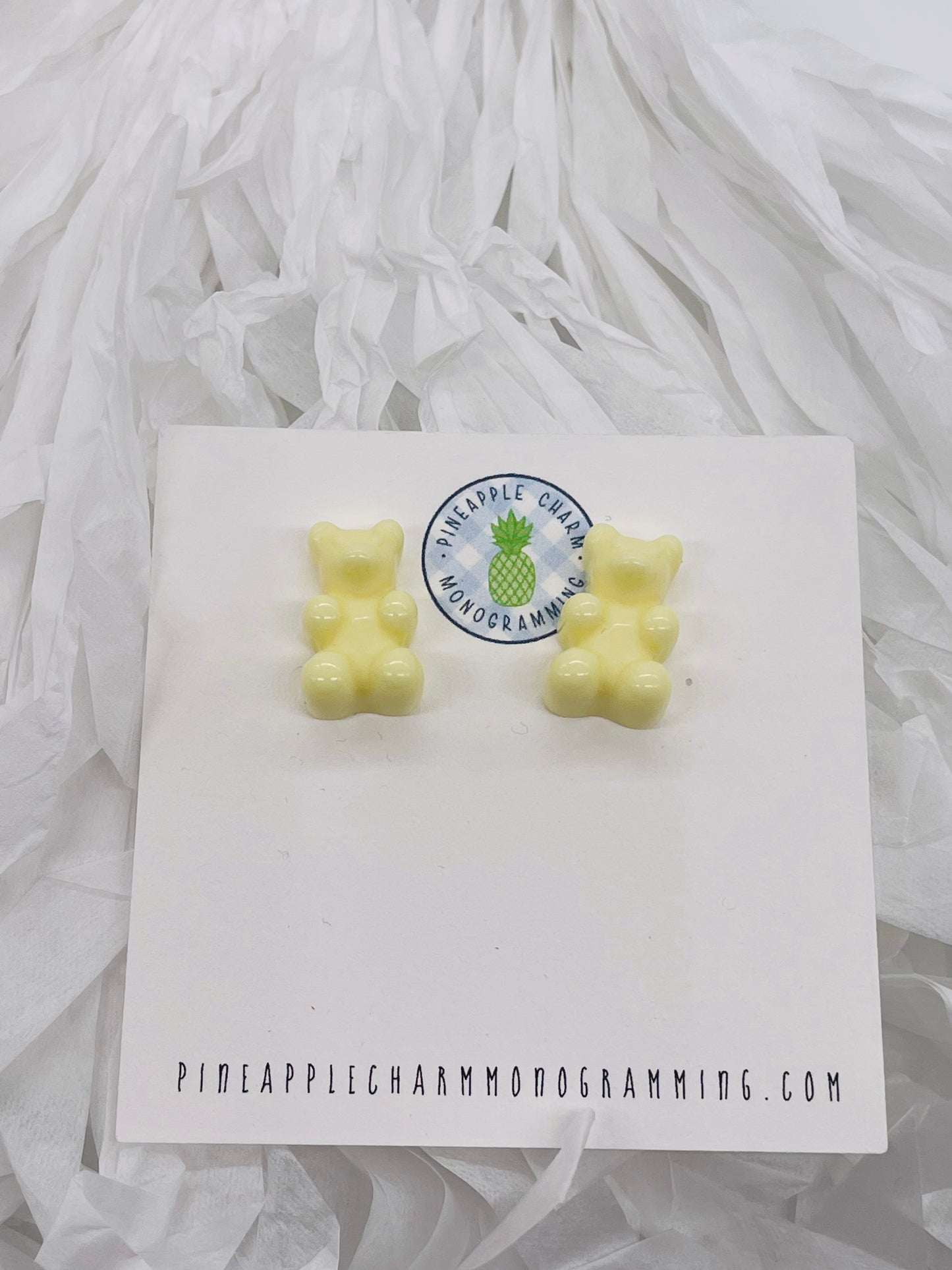 Pastel Gummy Bear Earrings