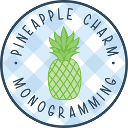 Pineapple Charm Monogramming