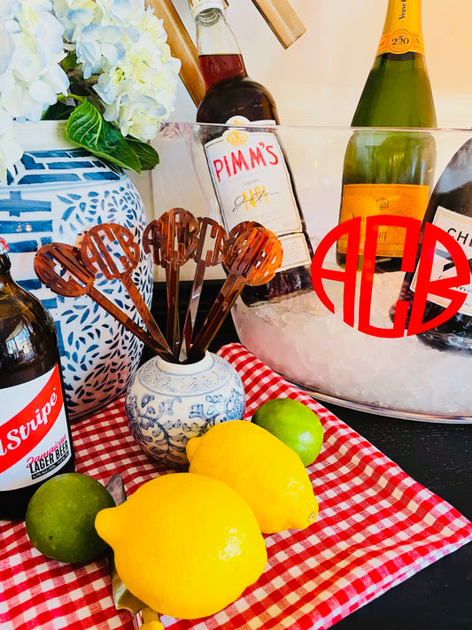 Monogrammed Wine Bucket