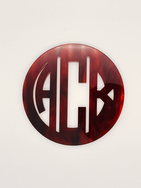 Monogrammed Coasters