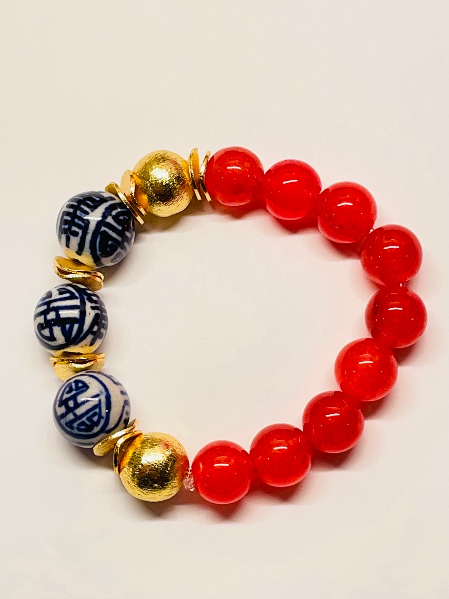 Red and Blue Villa Bracelet