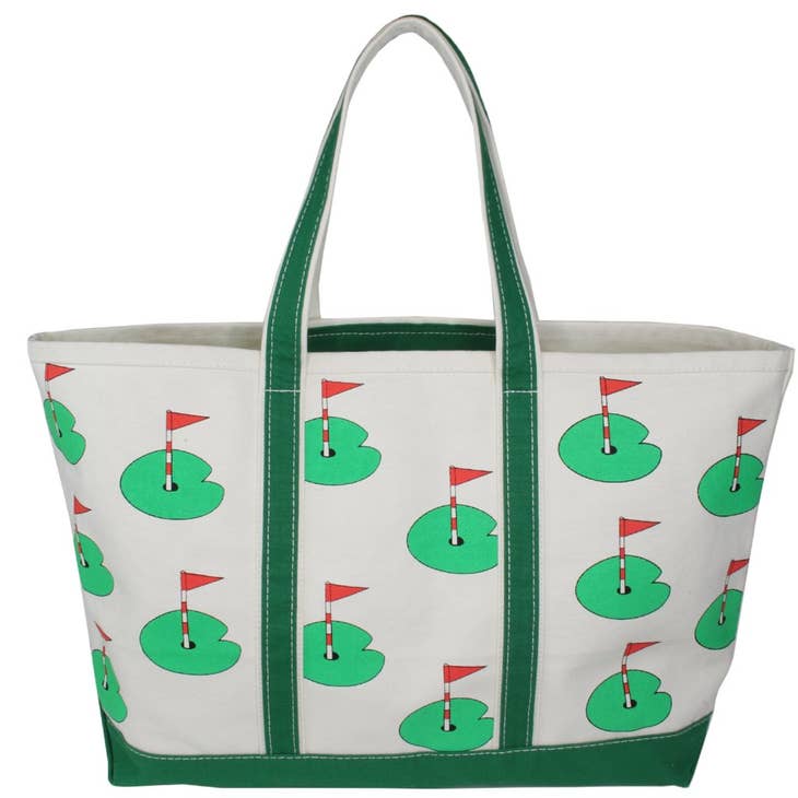 Crab & Cleek Monogrammed Golf Tote