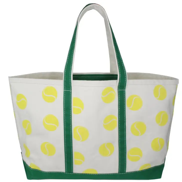 Crab & Cleek Monogrammed Tennis Tote